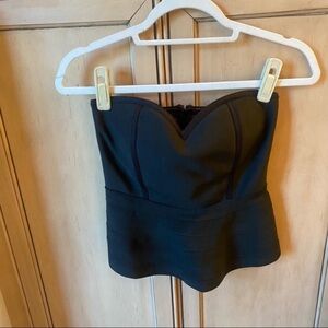 WOW Couture Strapless Peplum Top